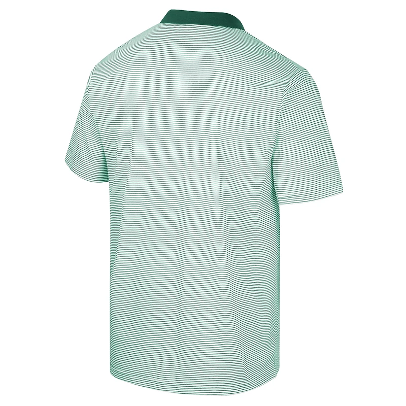 Polo Colosseum blanc à rayures et imprimé Colorado State Rams pour homme