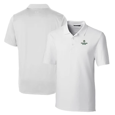 Men's Cutter & Buck White Colorado State Rams Big Tall Forge Stretch Polo