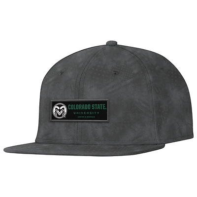 Men's Under Armour Charcoal Colorado State Rams Freedom Collection ArmourFuse Snapback Hat
