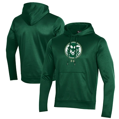 Sweat à capuche en polaire vert avec logo des Colorado State Rams pour homme Under Armour