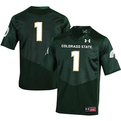 Under Armour #1 Colorado State Rams Replica Maillot de football pour homme Vert