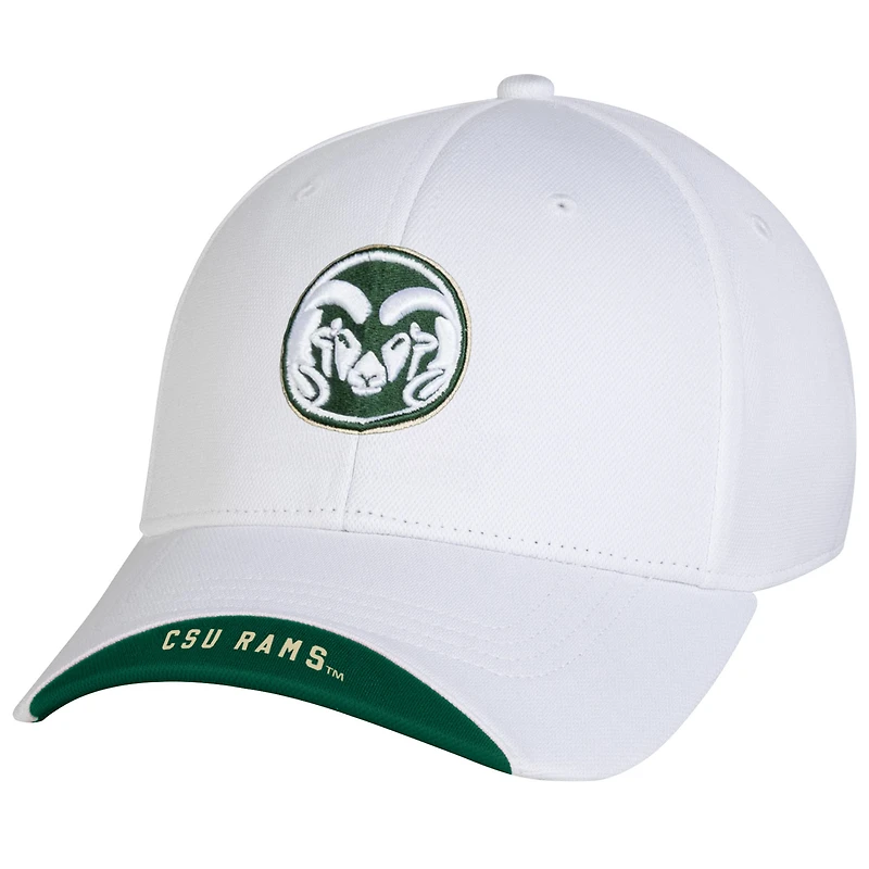 Men's Under Armour  White Colorado State Rams Sideline Blitzing Accent Iso-Chill Flex Hat