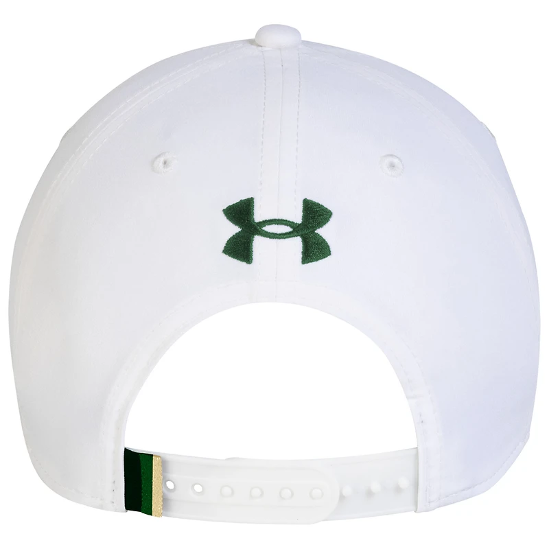 Casquette ajustable Under Armour blanche Colorado State Rams Sideline Drive Rope pour homme