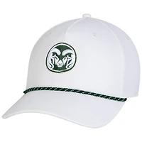 Casquette ajustable Under Armour blanche Colorado State Rams Sideline Drive Rope pour homme