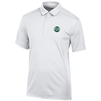 Men's White Colorado State Rams Classic Jacquard Polo