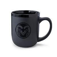 Mug en céramique noire ton sur ton WinCraft Colorado State Rams, 50 cl