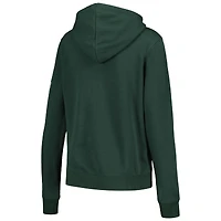 Sweat à capuche vert athlétique pour femme, modèle Stadium Athletic, avec grand logo des Colorado State Rams.