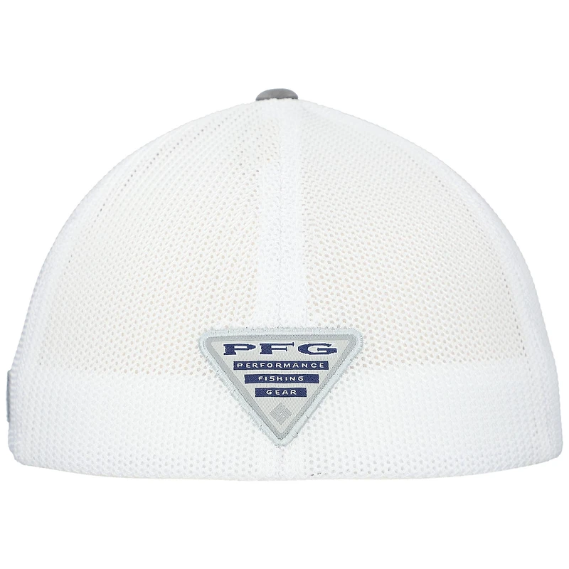 Casquette Columbia PFG Fish Flag Mesh Flex - Gris/Blanc