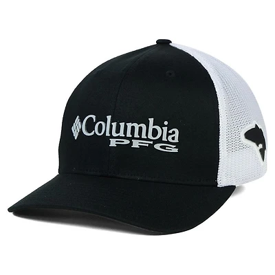 Casquette Columbia PFG Mesh Flex - Noir/Blanc