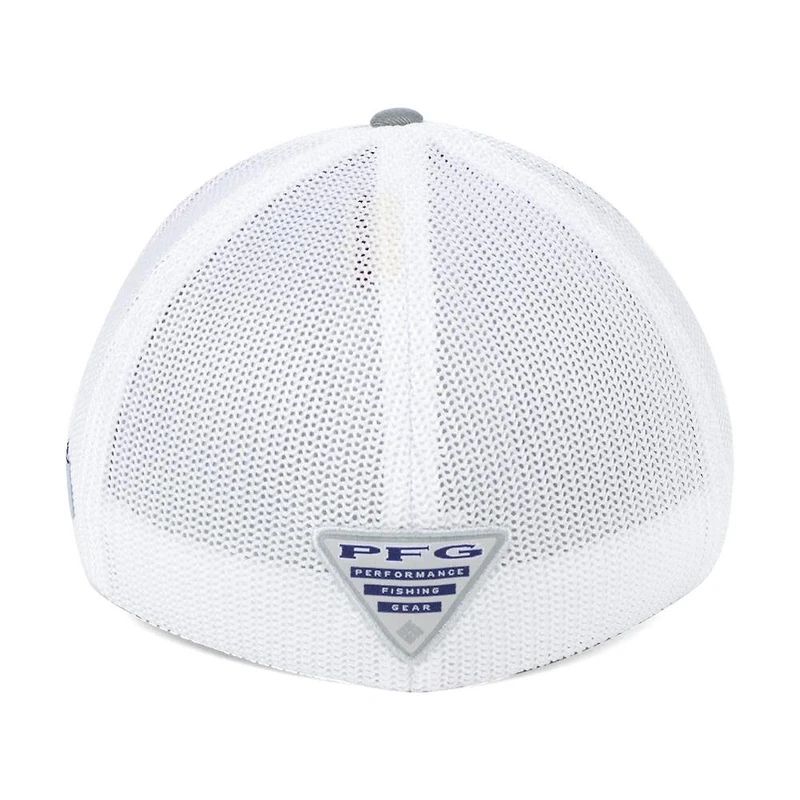 Columbia PFG Mesh Hooks Flex Hat - Gray/White