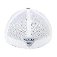 Columbia PFG Mesh Hooks Flex Hat - Gray/White