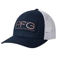 Casquette de camionneur ajustable PFG pour femmes de Columbia - bleu marine