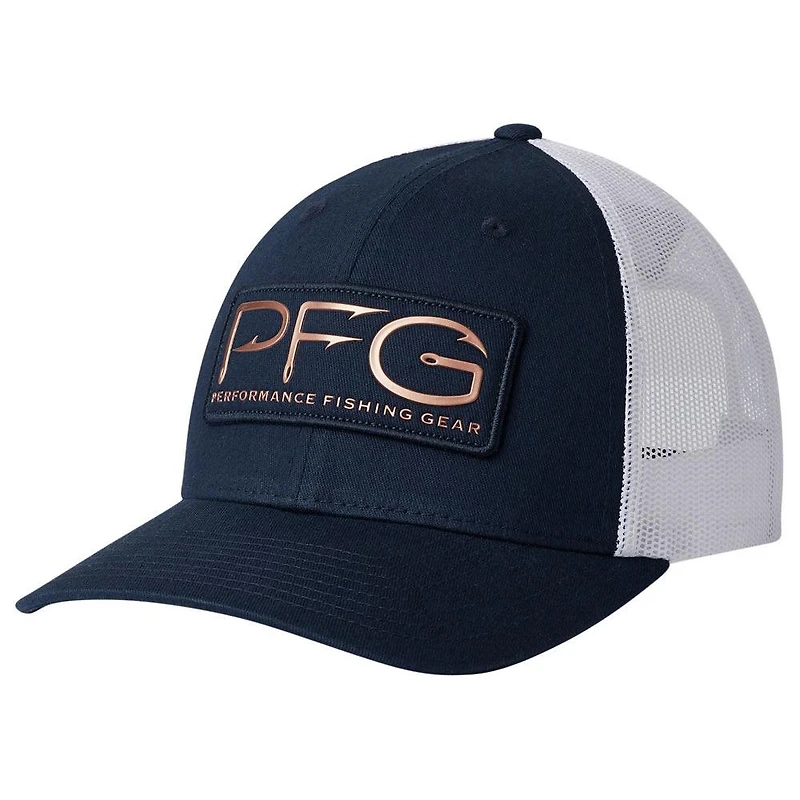Casquette de camionneur ajustable PFG pour femmes de Columbia - bleu marine