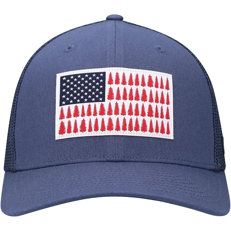 Men's Columbia Blue Tree Flag Logo Flex Hat