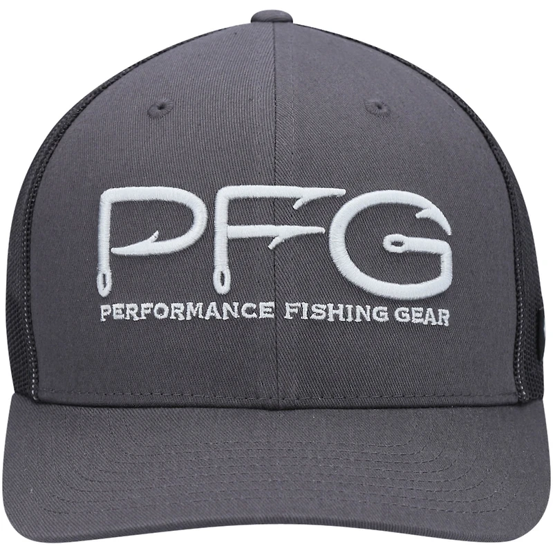 Men's Columbia Charcoal/ PFG Hooks Snapback Hat