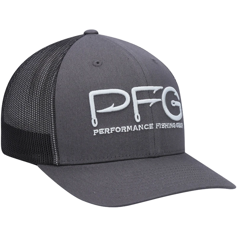 Men's Columbia Charcoal/ PFG Hooks Snapback Hat