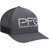 Men's Columbia Charcoal/ PFG Hooks Snapback Hat