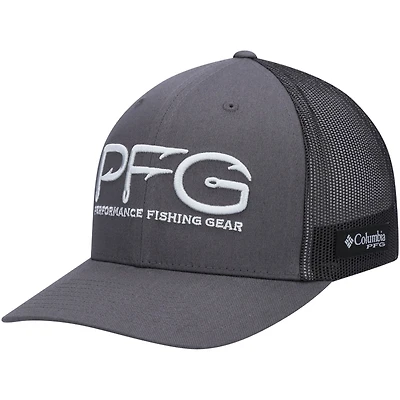 Men's Columbia Charcoal/ PFG Hooks Snapback Hat