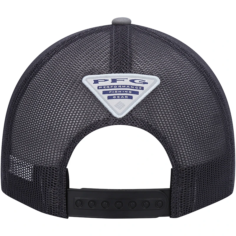 Casquette Snapback Columbia Graphite/Noir PFG Trucker pour hommes