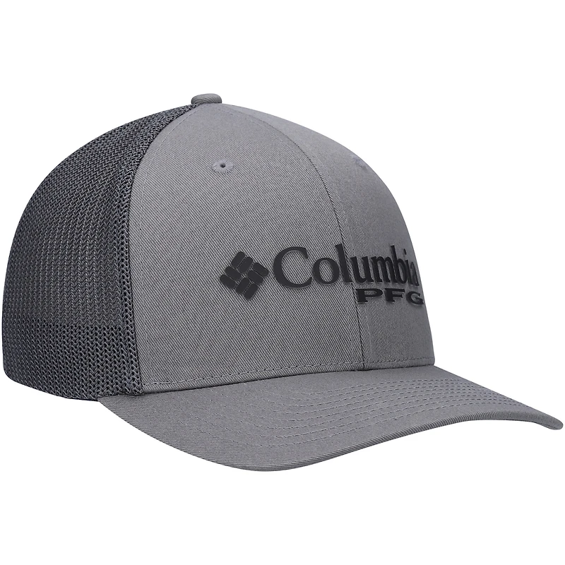 Casquette Flex en maille PFG gris/charbon Columbia pour hommes