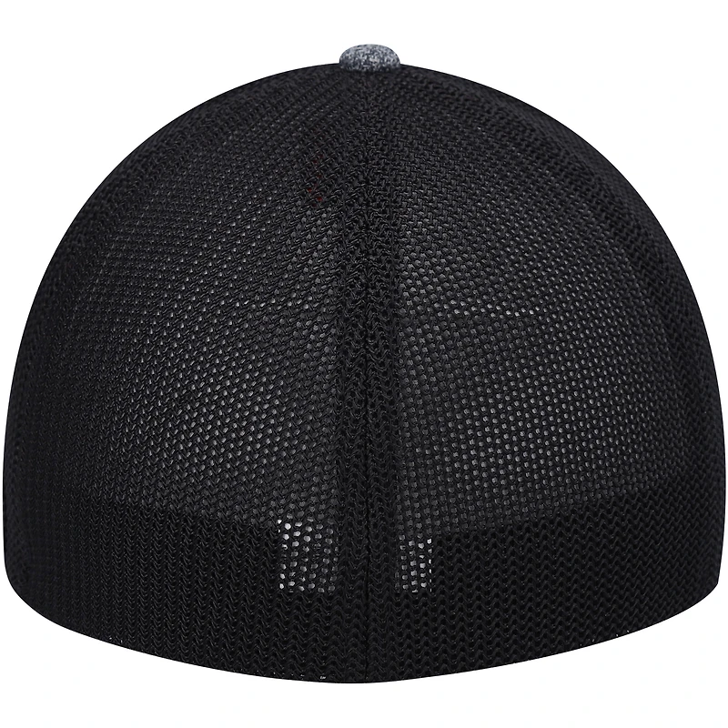Casquette flexible Columbia Heathered Charcoal/Black Tree Flag pour hommes