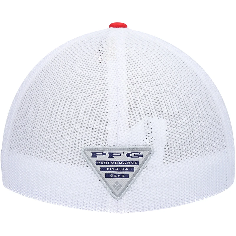 Men's Columbia PFG Red Fish Flag Mesh Flex Hat