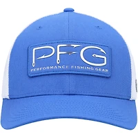 Men's Columbia Royal/White PFG Hooks Ball Flex Hat