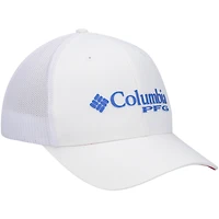 Casquette Columbia blanche PFG Mesh Flex pour hommes