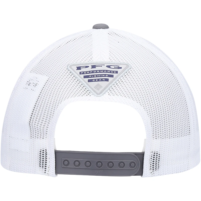 Women's Columbia Graphite PFG Trucker Snapback Hat