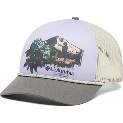 Women's Columbia Purple Mesh Trucker Snapback Hat