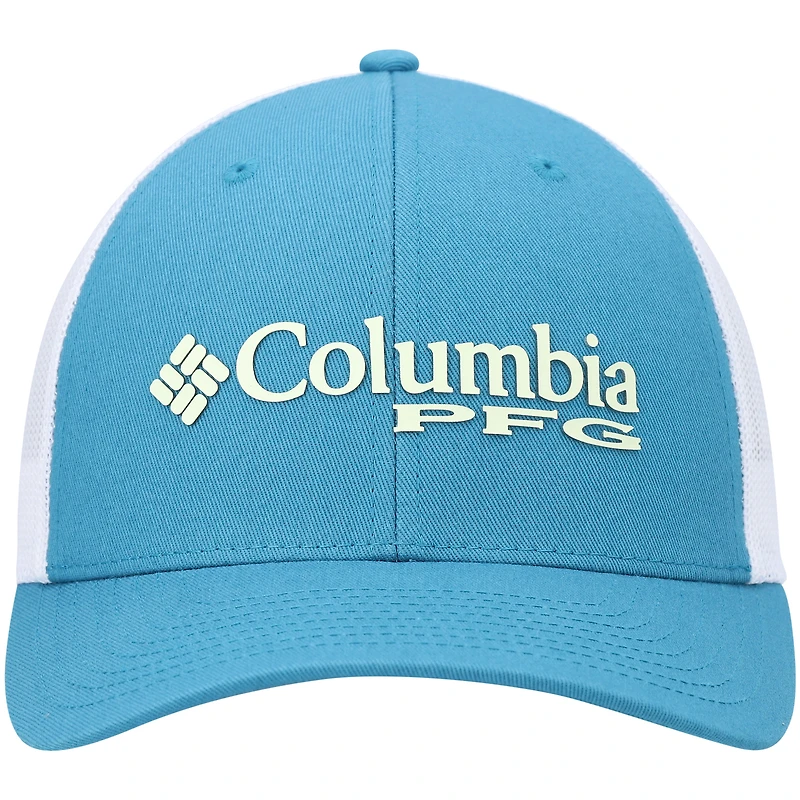 Casquette Columbia PFG Trucker Snapback pour femme, bleu sarcelle