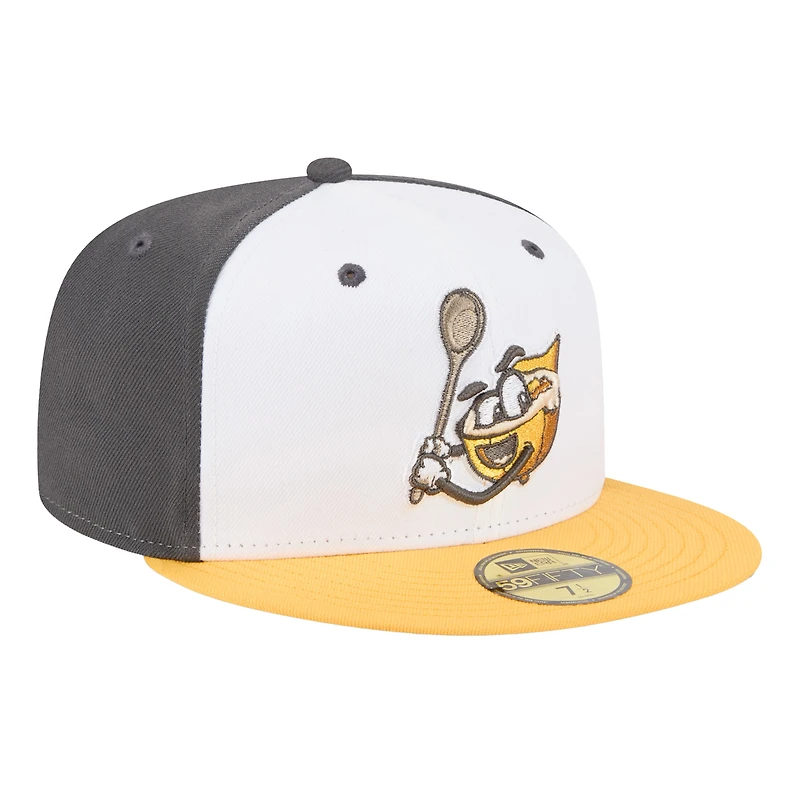 Casquette ajustée 59FIFTY blanche Columbia Fireflies Theme Nights de New Era pour homme