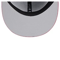 Men's New Era  Black/Red Columbia Fireflies Minor League Theme Nights 59FIFTY Fitted Hat