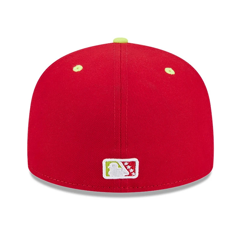 Men's New Era Red/Light Green Columbia Fireflies 2026 Copa De La Diversion 59FIFTY Fitted Hat