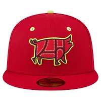 Casquette ajustée Columbia Fireflies Copa de la Diversión 59FIFTY New Era rouge pour homme