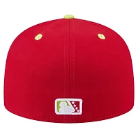 Men's New Era Red Columbia Fireflies Copa de la Diversión 59FIFTY Fitted Hat
