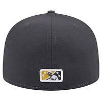 Casquette ajustée 59FIFTY White Columbia Fireflies Theme Night Grits New Era pour hommes