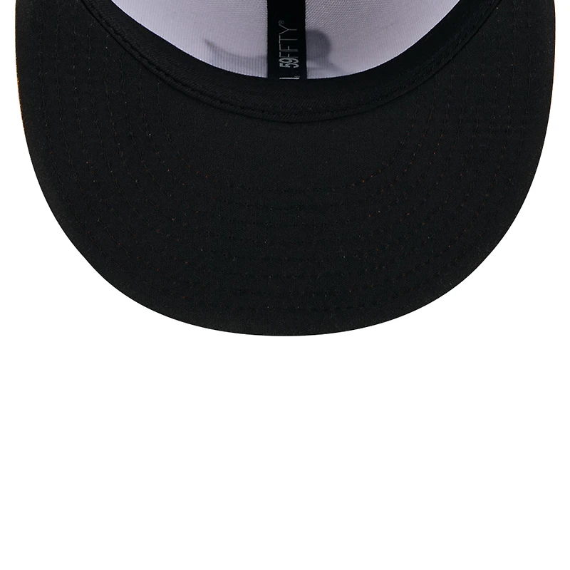Casquette ajustée 59FIFTY White Columbia Fireflies Theme Night Grits New Era pour hommes