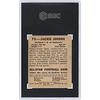 Jackie Jensen Columbia University 1948 Leaf Gum Co. #73 SGC Authenticated 1 Rookie Card