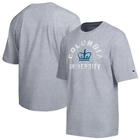 Men's Champion  Heather Gray Columbia University Weathered Team T-Shirt