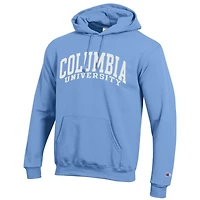 Men's Champion  Light Blue Columbia University Basic Arch Fleece Pullover Hoodie