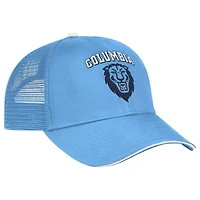 Men's Colosseum Light Blue Columbia University Wyatt Primary Team Trucker Adjustable Hat