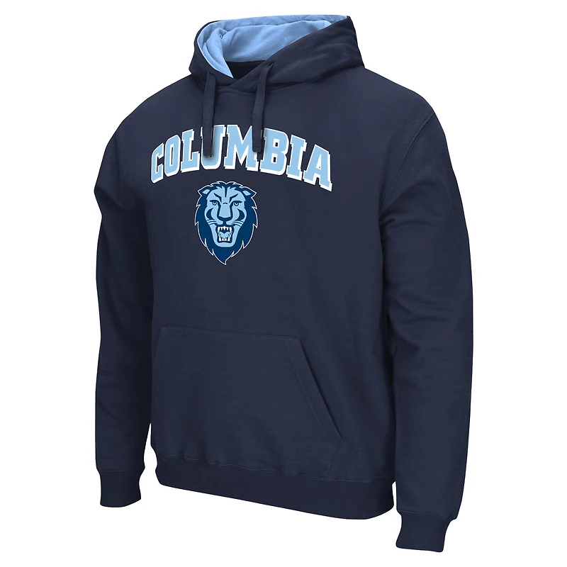 Sweat à capuche Colosseum Navy Columbia University Arch & Logo pour hommes