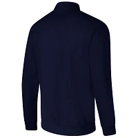 Men's Colosseum Navy Columbia University Tortugas Team Logo Quarter-Zip Jacket