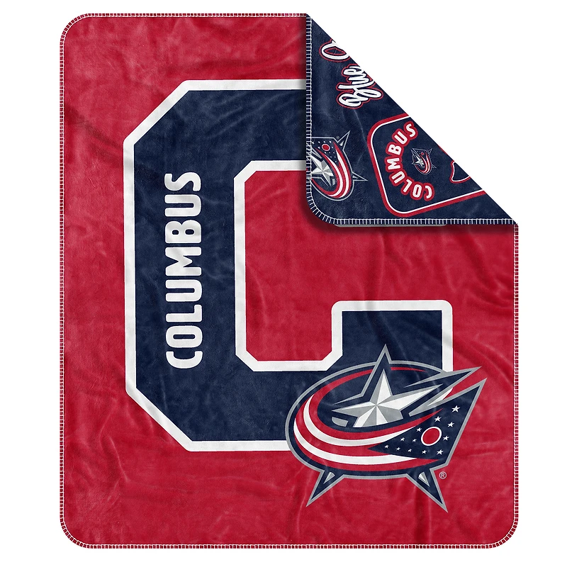 Couverture Dream Weave 50" x 60" des Blue Jackets de Columbus