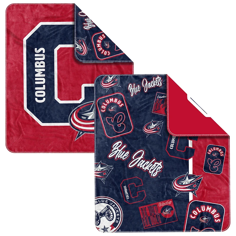 Couverture Dream Weave 50" x 60" des Blue Jackets de Columbus