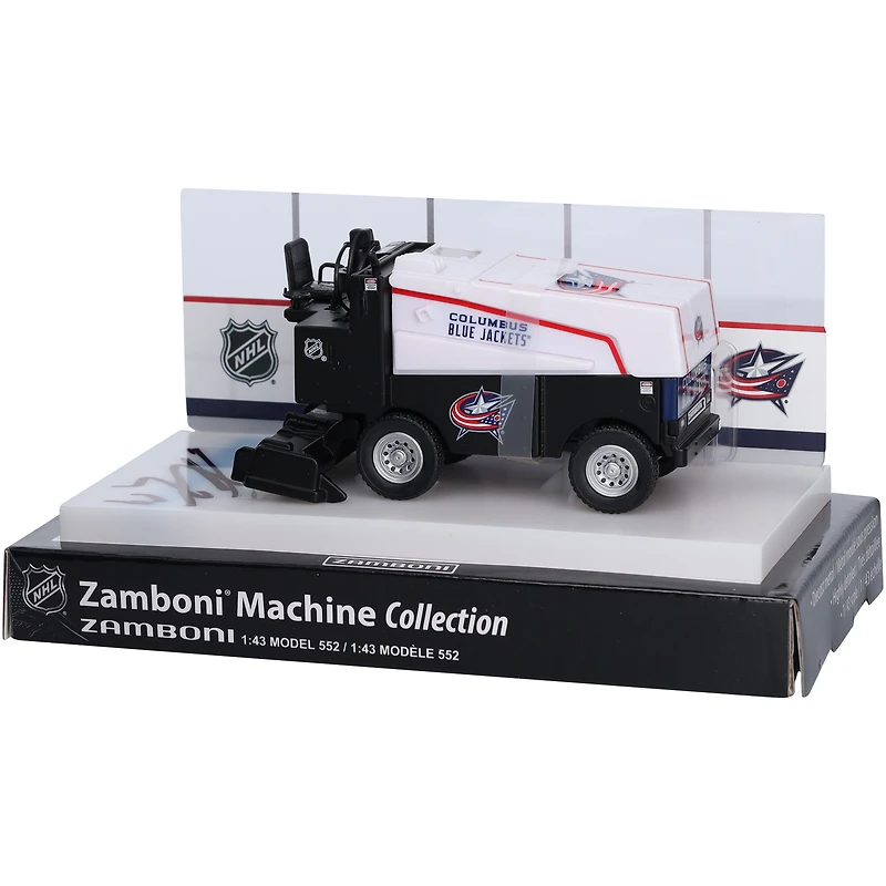 Zamboni moulée sous pression autographiée par Adam Fantilli des Blue Jackets de Columbus à l'échelle 1:43