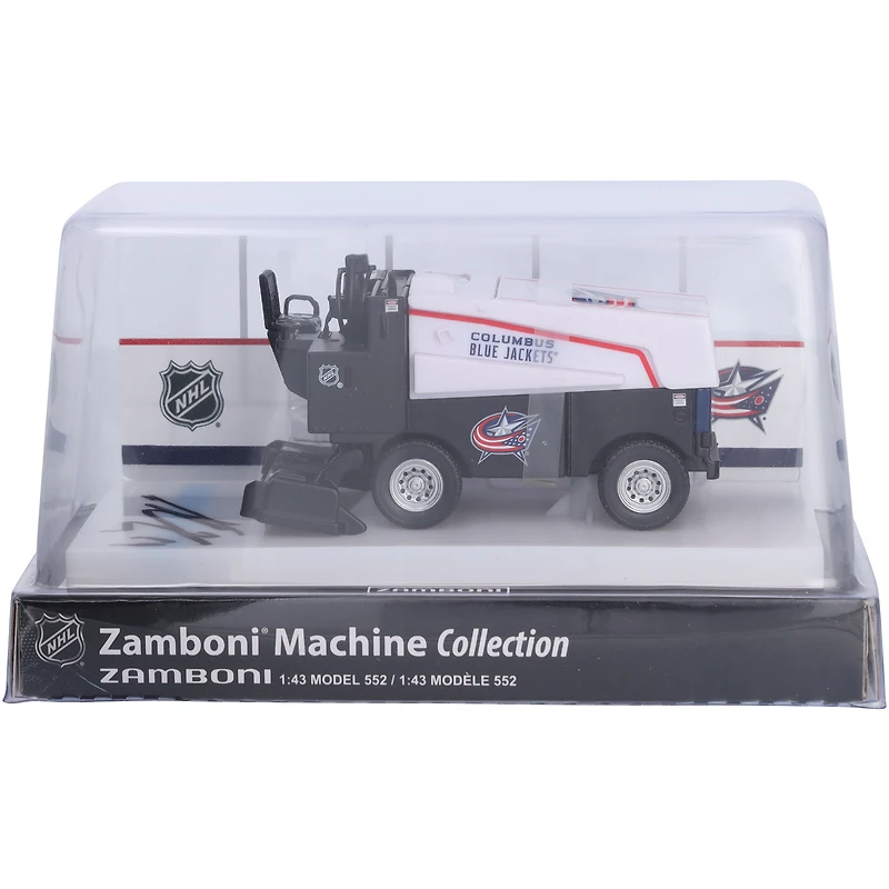 Zamboni moulée sous pression autographiée par Adam Fantilli des Blue Jackets de Columbus à l'échelle 1:43