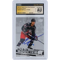 Adam Fantilli Columbus Blue Jackets autographié 2023-24 Upper Deck Star Rookies #2 CGC Fanatics a été témoin d'une carte recrue Auto 10 authentifiée