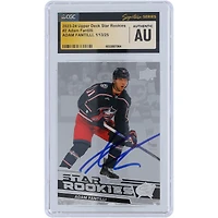 Adam Fantilli Columbus Blue Jackets autographié 2023-24 Upper Deck Star Rookies #2 CGC Fanatics a été témoin d'une carte de recrue authentifiée